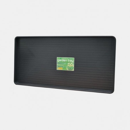 Vassoio 110 x 55 x 4 cm in plastica nera -  Grow Barato