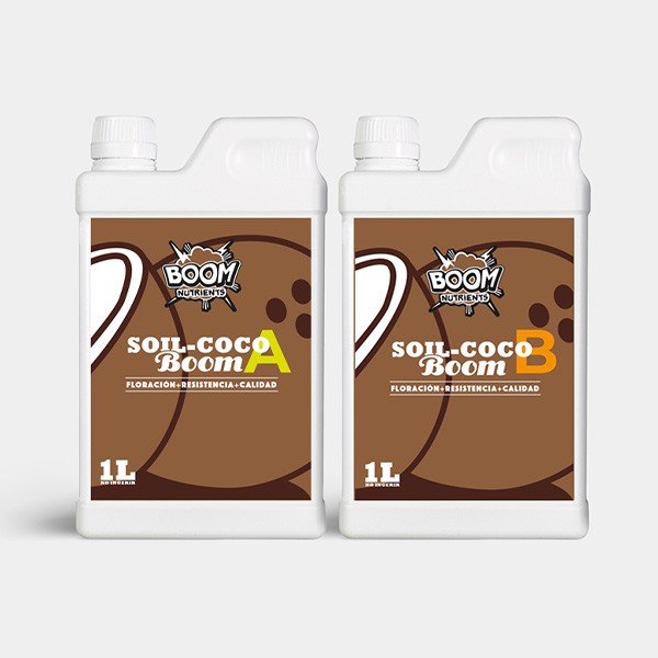 Visualizzazione Soil Coco Boom A+B linea Boom Nutrients