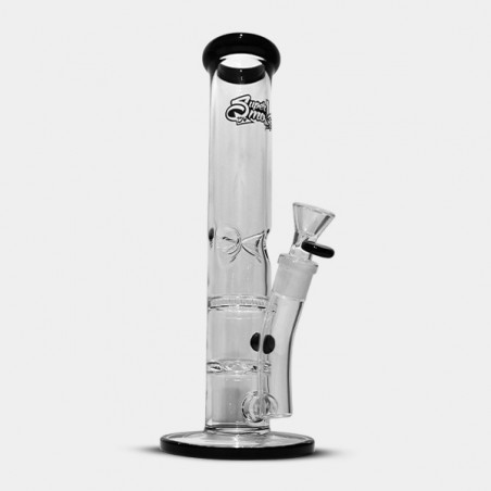 Bong in vetro doppio percolatore Aquila