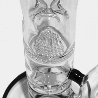 Bong in vetro doppio percolatore Aquila
