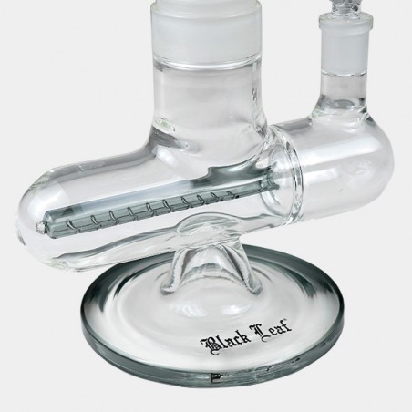 Bong refrigerante in gel con spirale + Inline Slit Black Leaf grigio inline slit