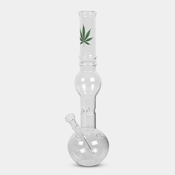 Visualizzazione Elegante Bong Leaf Gold Line di 39cm – GB The Green Brand