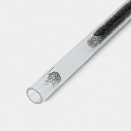 Pipa di Vetro Con Carbone Attivo One Hitter