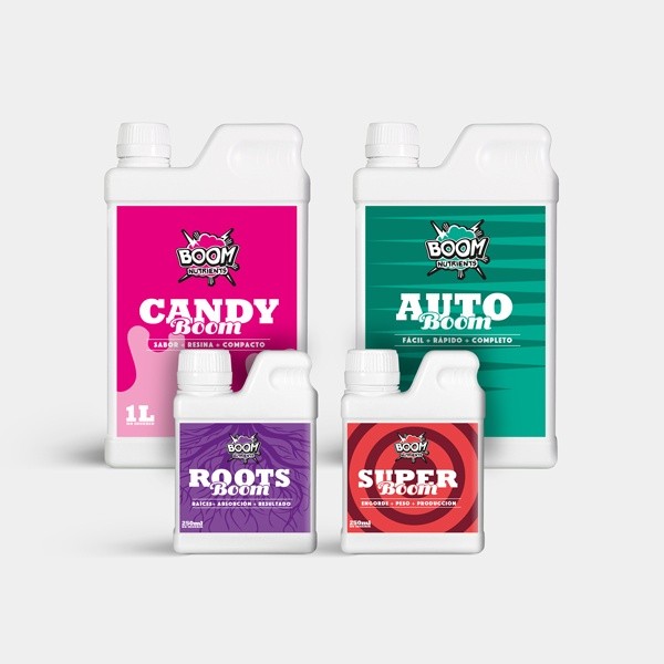Visualizzazione Kit Autofiorenti della linea Boom Nutrients GB The Green Brand