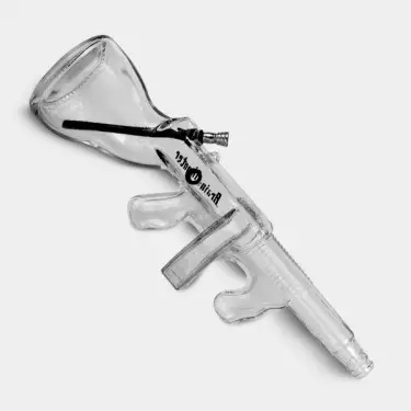 Bong in Vetro Brain Shooter Sdraiato