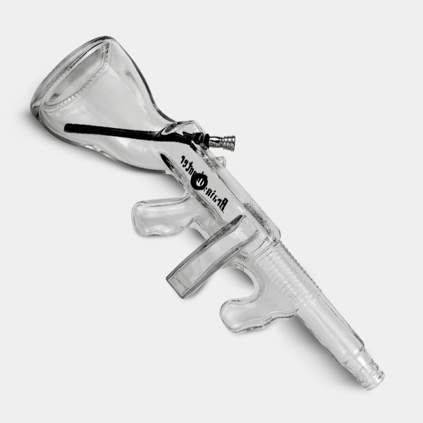 Bong in Vetro Brain Shooter Sdraiato