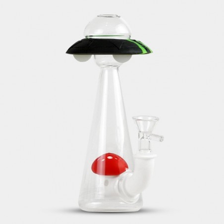 Bong OVNI con cazoleta de cristal - GB The Green Brand