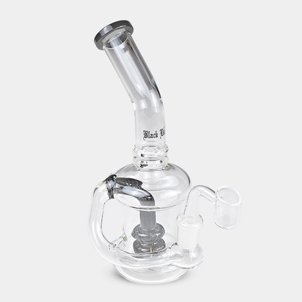 Bong Percolatore Doppio Black Leaf - GB The Green Brand