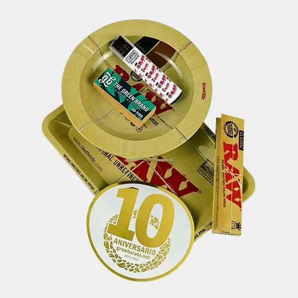 Visualizzazione Kit RAW composto da accessori unici - GB The Green Brand