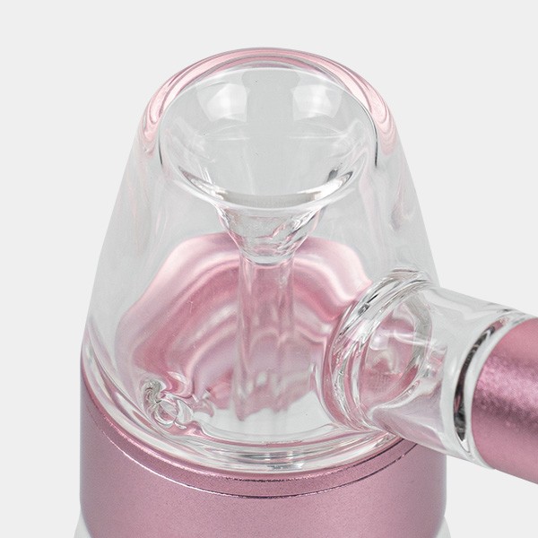 Bubbler di Cristallo e Alluminio 11,5 cm - GB The Green Brand