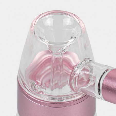 Bubbler di Cristallo e Alluminio 11,5 cm - GB The Green Brand