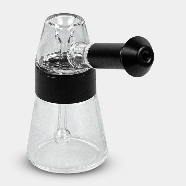 Bubbler di Cristallo e Alluminio 11,5 cm