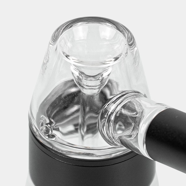 Bubbler di Cristallo e Alluminio 11,5 cm