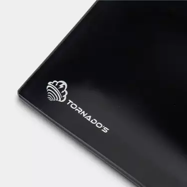 Vassoio di vetro per sniffare tornados dettaglio