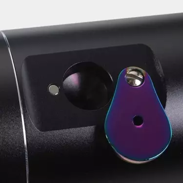 Pipa in Alluminio con Filtro per Fumo Black Leaf