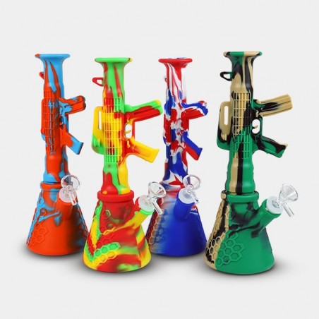 Resistente Bong de Silicona Fusil - GB The Green Brand