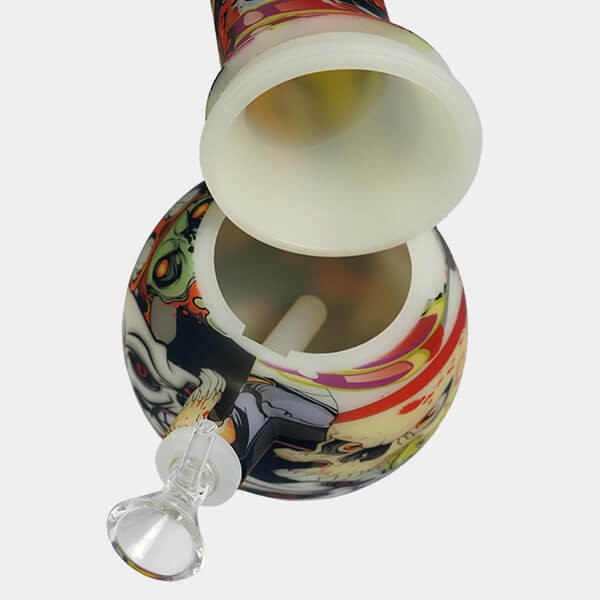 Bong Fluorescente in Silicone XL
