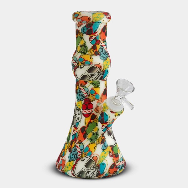 Bong Fluorescente in Silicone 23 cm