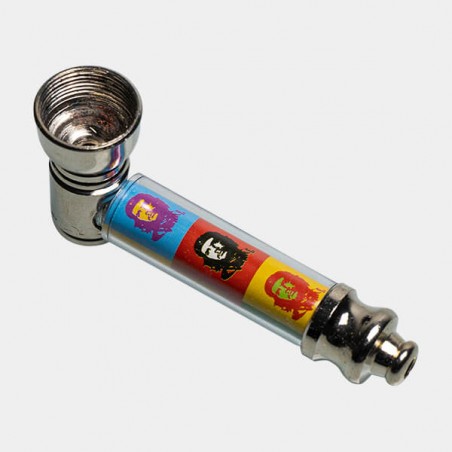 Set di Pipa di Metallo con Filtri e Accendino