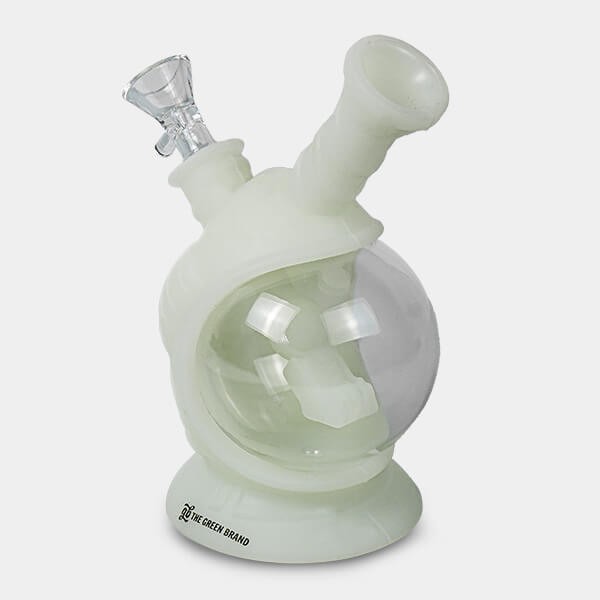 Visualizzazione Bong in Silicone Capsula Spaziale Fluorescente GB - GrowBarato