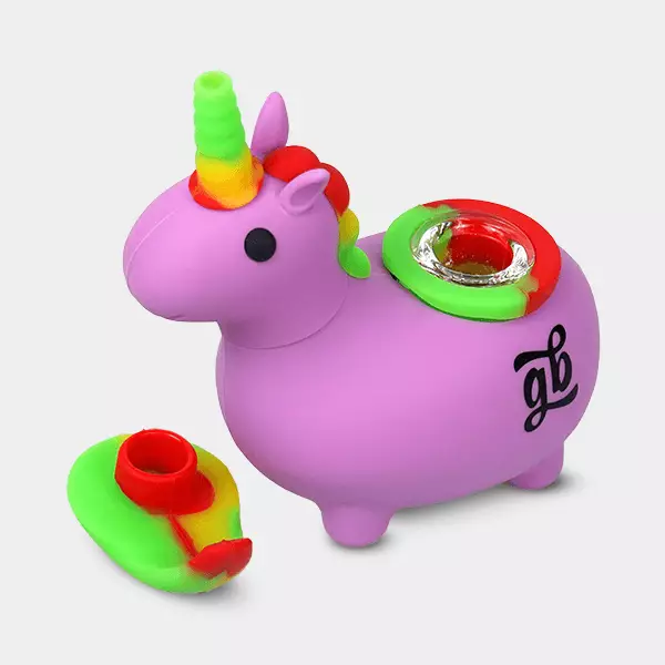 Pipa Unicornio GB divertida y resistente - GB The Green Brand