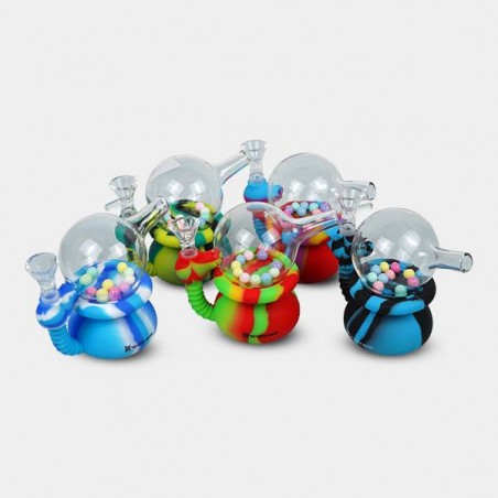 Bong in Silicone Marble GB - GB The Green Brand