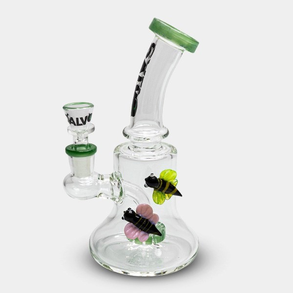 Visualizzazione Bee Rig Lite Verde 19cm Calvo Glass - GB The Green Brand