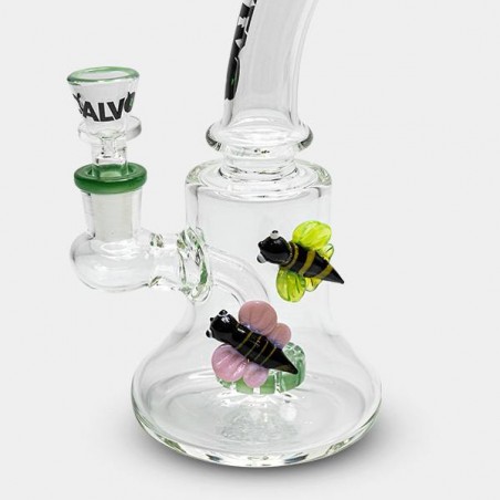 Bee Rig Lite Verde 19cm Calvo Glass - GB The Green Brand