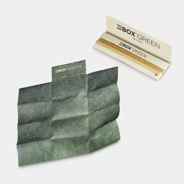 Portasigarette all in one Tobox Green Elegante Portasigarette all in one Tobox Green - GB The Green Brand