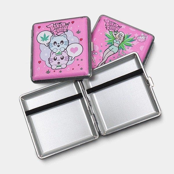 Visualizzazione Portasigarette Rosa di Metallo- GB The Green Brand