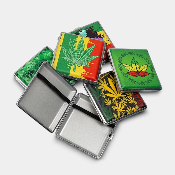 Portasigarette di Metallo Rasta- GB The Green Brand