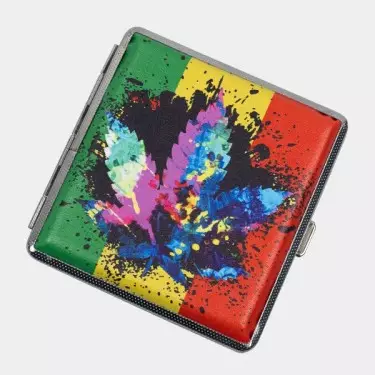 Portasigarette di Metallo Rasta- GB The Green Brand