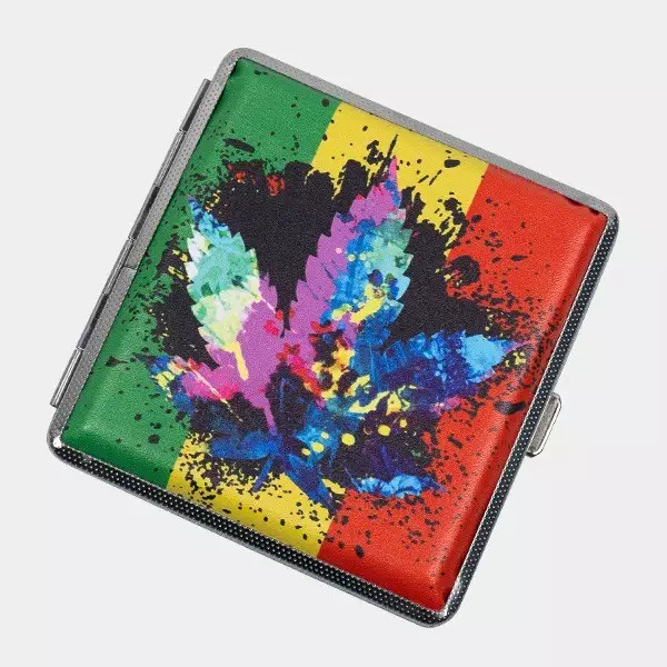 Portasigarette di Metallo Rasta- GB The Green Brand