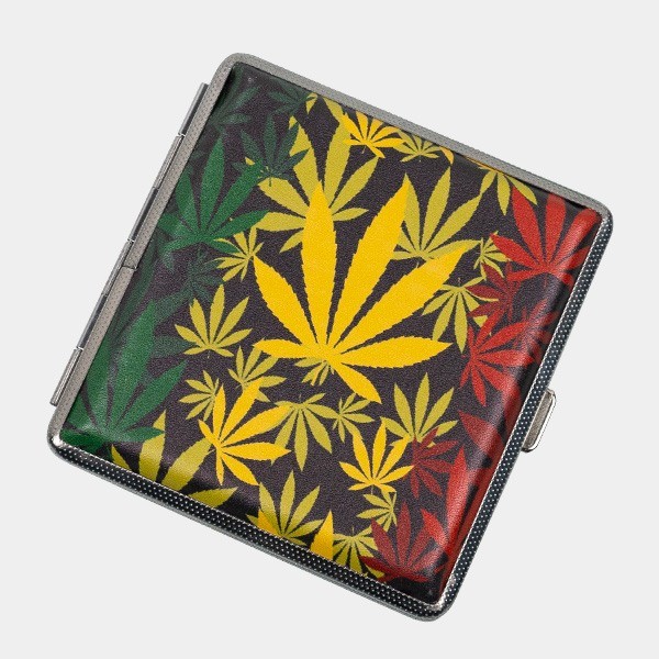 Portasigarette di Metallo Rasta