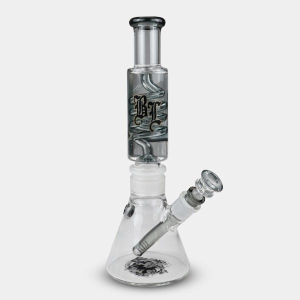 Visualizzazione Bong Refrigerante con Gel a Spirale Black Leaf - GB The Green Brand