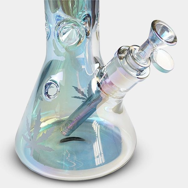 Bong Ice Iridiscente Black Leaf