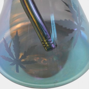 Bong Ice Iridiscente Black Leaf