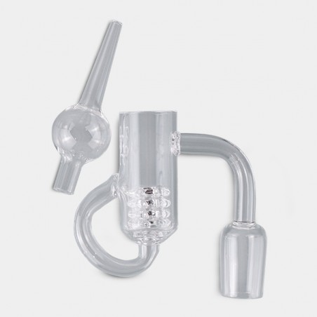 Loop Banger con Carb Cap 18mm Maschio 90º