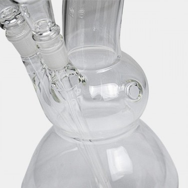 Bong di Cristal con Doble Cazoleta - GB The Green Brand
