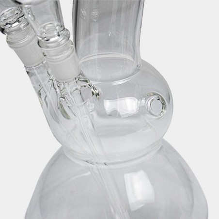 Bong di Cristal con Doble Cazoleta - GB The Green Brand