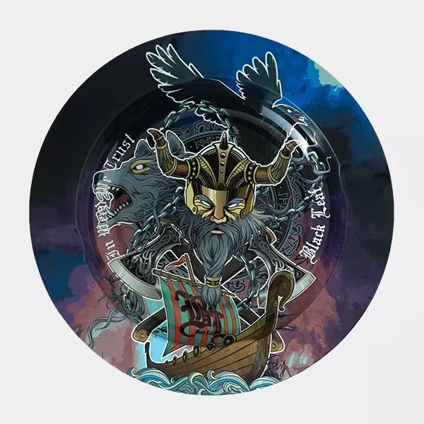 Posacenere in metallo Marijuana