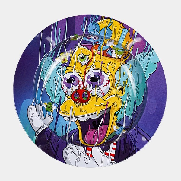 Posacenere in metallo Marijuana melting k