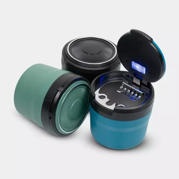 Visualizzazione Posacenere Portatile per Auto con LED- GB The Green Brand