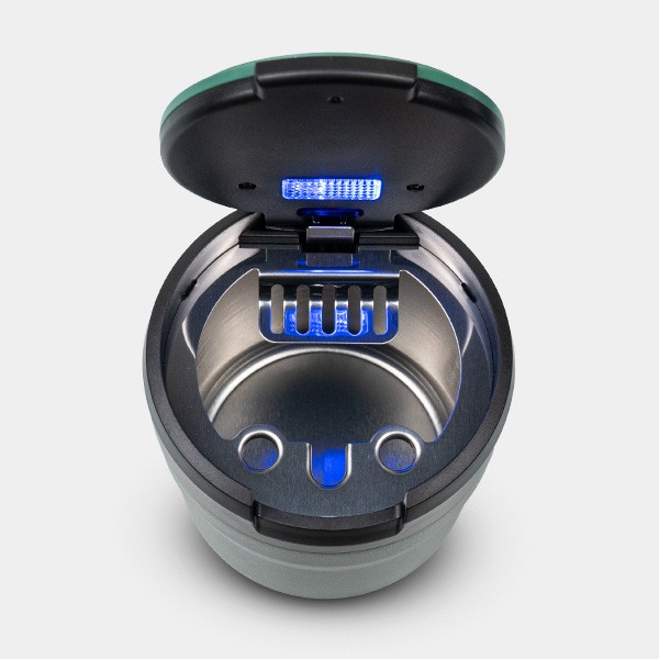 Posacenere Portatile per Auto con LED- GB The Green Brand