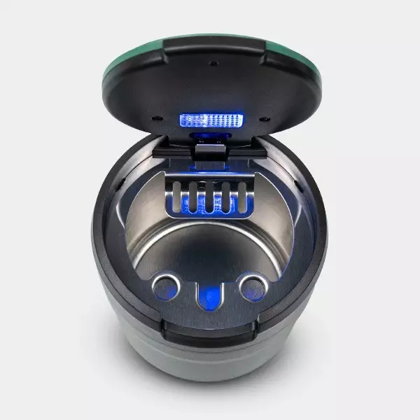 Posacenere Portatile per Auto con LED- GB The Green Brand