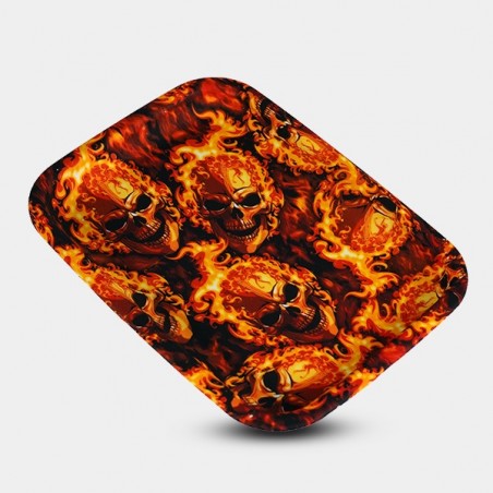 Vassoio per Rollare Skulls Fuoco Piccolo- GB The Green Brand