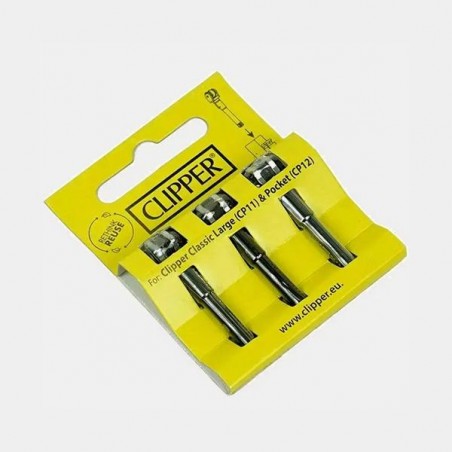 Clipper supporto con pietrina di ricambio.