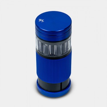 Grinder con riempitore di coni blu