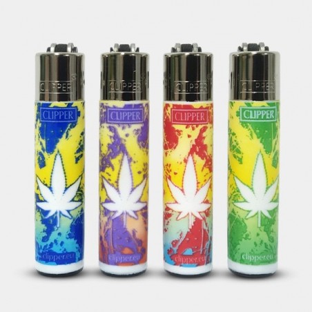 Accendino Clipper Mini Color leaves