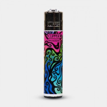 Accendino Clipper Psychedelic Art 1- GB The Green Brand